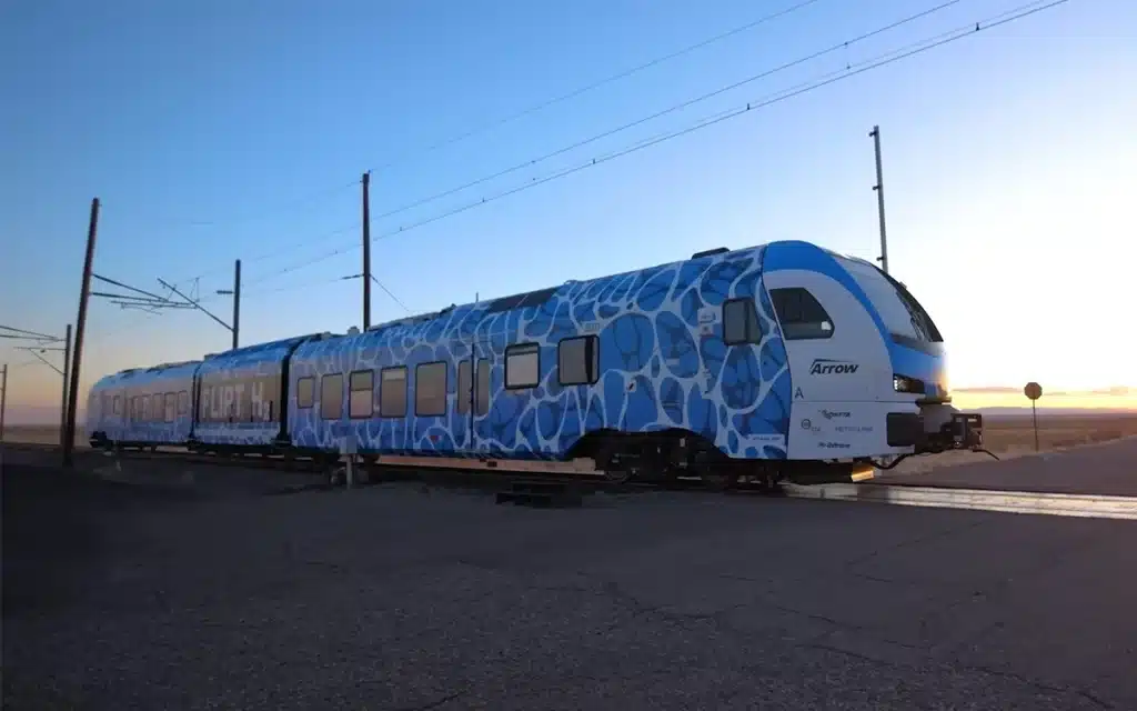 flirt h2 hydrogen train hydrogen-powered train
