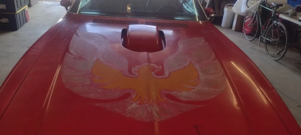 A man has rescued his stepmother’s 1974 Pontiac Trans Am after it spent 35 years parked near the Mojave Desert and you can now buy it online