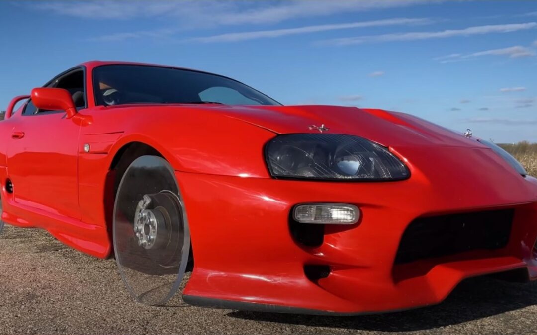 These guys made transparent wheels for their Toyota Supra and they actually work