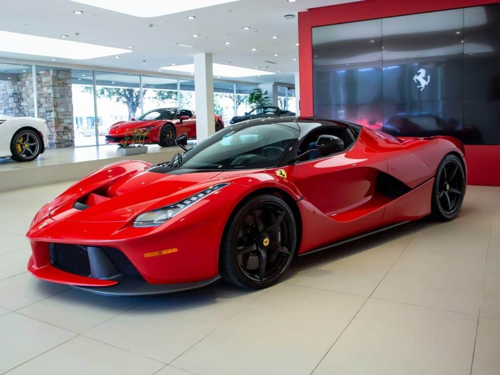 A LaFerrari once owned by Travis Scott has been listed for sale