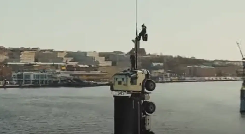 Volvo once lifted a 15-ton truck and its president to prove a hook’s strength
