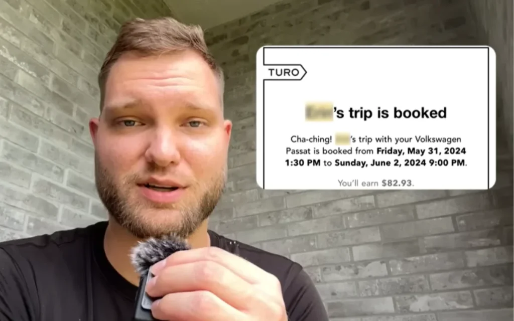 A man who bought a $5,000 Volkswagen Passat to use as a side hustle on the car rental site Turo has revealed how much he’s actually made