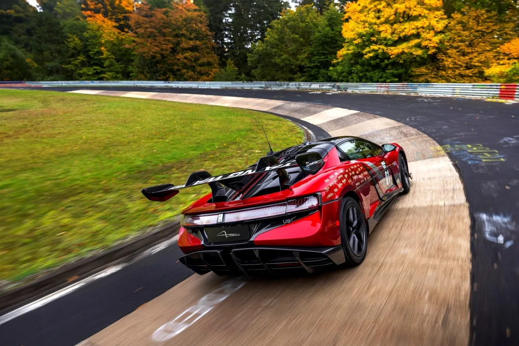 The BYD $250,000 Yangwang U9 Xtreme just became the first electric production car to lap the Nürburgring in under seven minutes