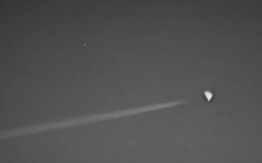 US YouTuber spots unusual activity in the sky at Area 51 and could have accidentally uncovered America's most secret vehicle