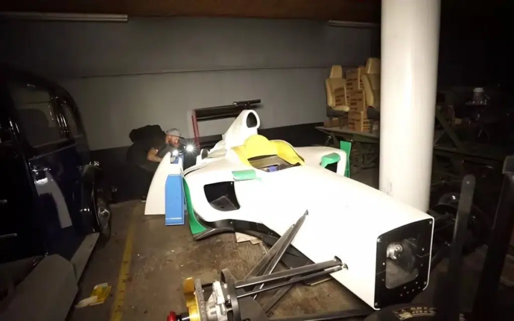 Group of men find underground facility hiding abandoned super and F1 cars