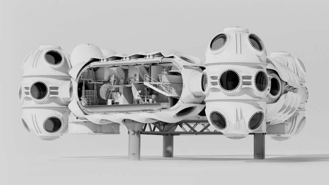 Inside an underwater base where scientists live for weeks