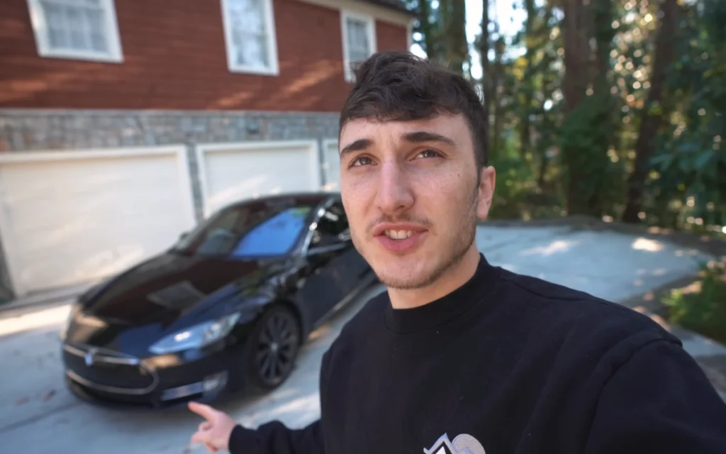 A trade up challenge involving the cheapest Tesla in America and a mystery box will blow your mind