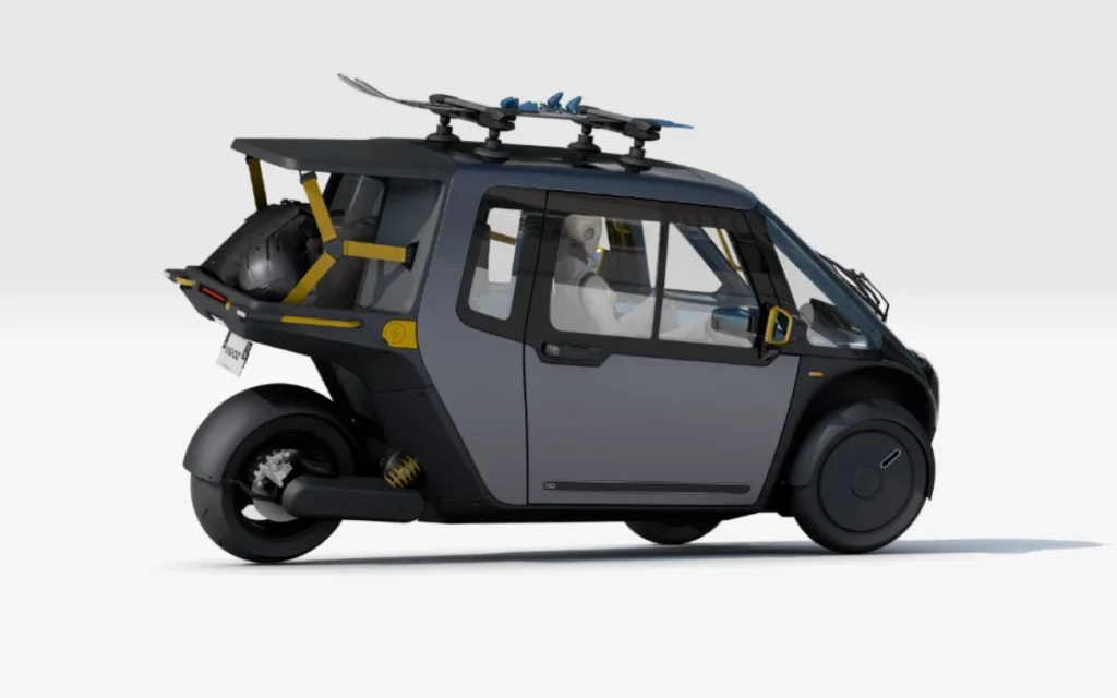 French company Cixi has created the Vigoz: a teeny-tiny chainless pedal electric vehicle that has a top speed of 75mph and is safe for use on roads.