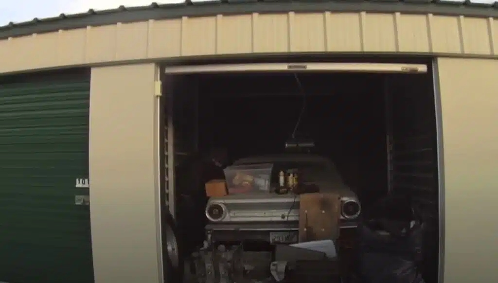 Man blown away as he finds stunning car inside $800 blind auction storage unit
