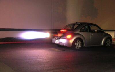 Volkswagen Beetle turned into 1,350hp flame-throwing dragster