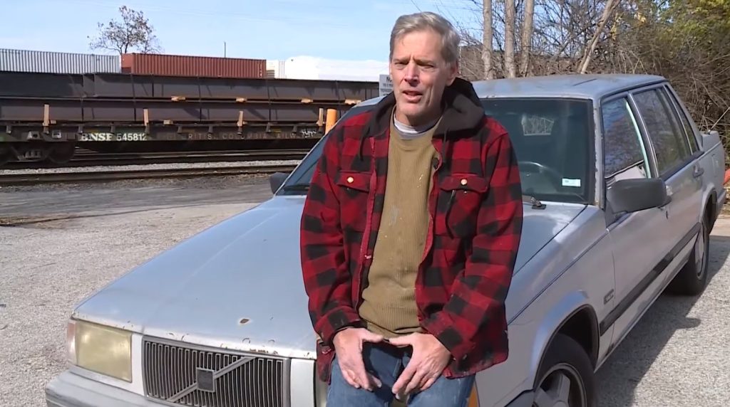 Jim O'Shea was given a Volvo after he drove his last one 1 million miles.
