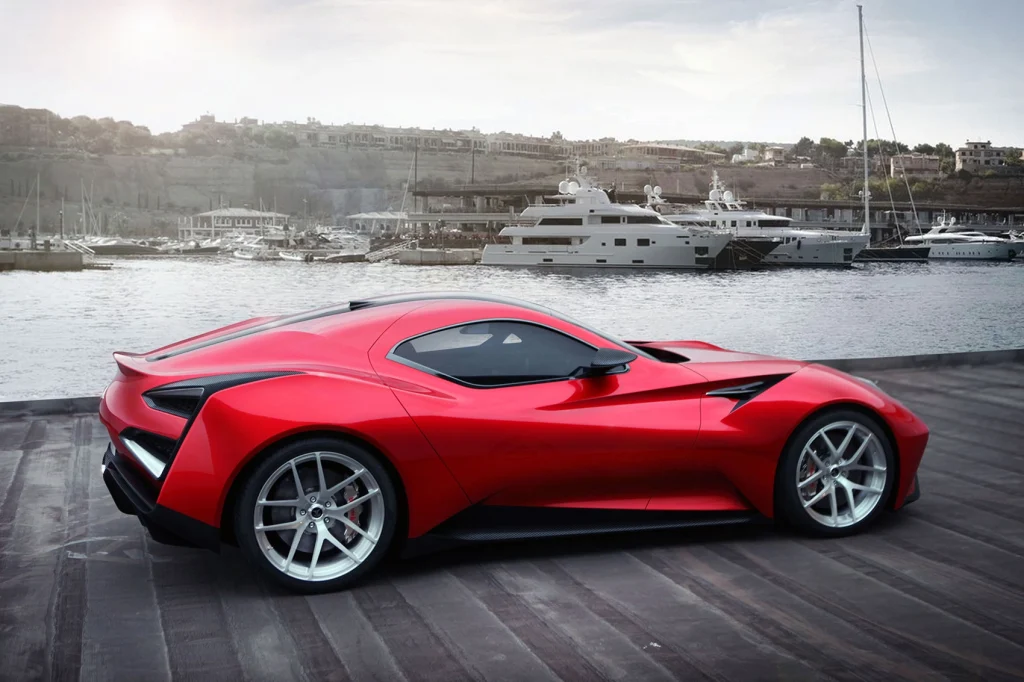 The world's first titanium supercar relies on American muscle royalty to hit 220mph