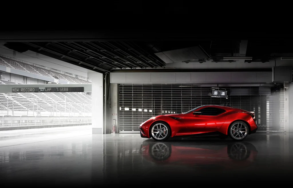 The world's first titanium supercar relies on American muscle royalty to hit 220mph