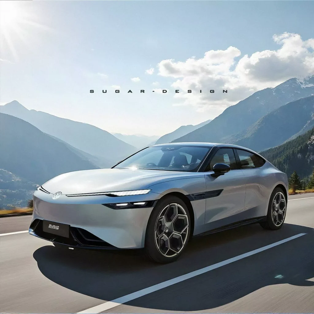 The upcoming VW electric sedan with Xpeng, redefines the brand’s design language with sleek styling, long range, and Chinese-market DNA