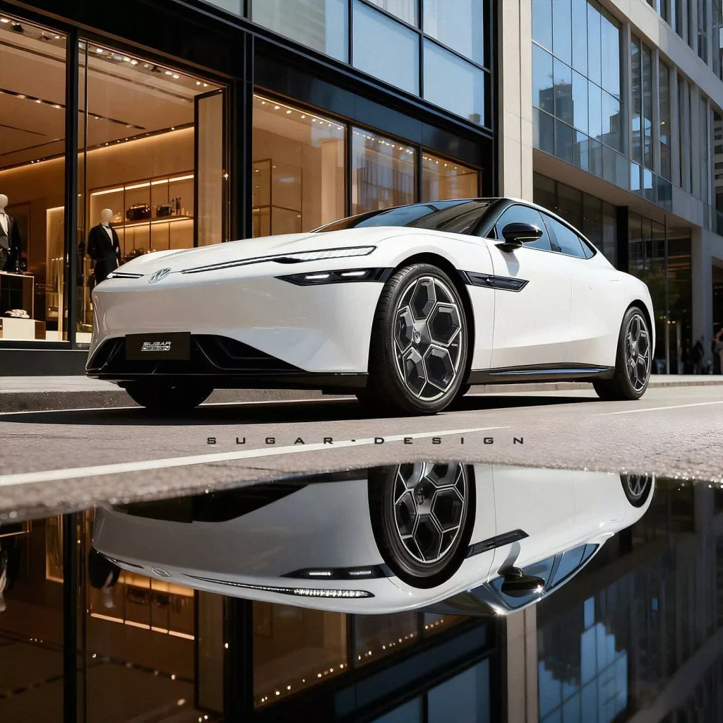 The upcoming VW electric sedan with Xpeng, redefines the brand’s design language with sleek styling, long range, and Chinese-market DNA