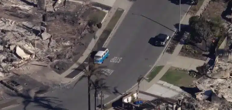 Volkswagen to restore the Microbus that went viral during the California wildfires