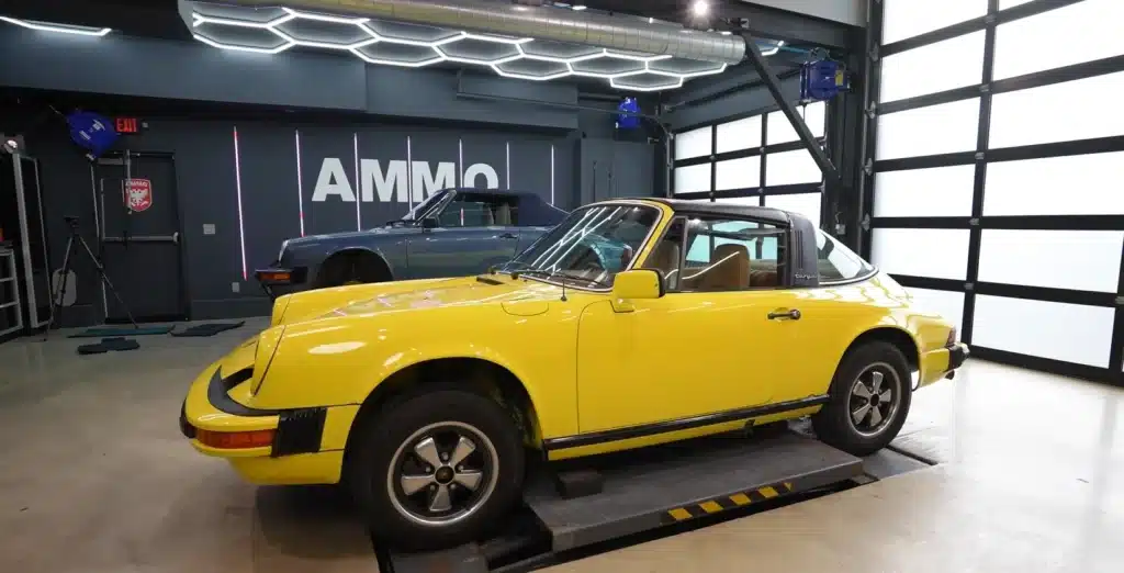 abandoned 1977 Porsche 911 Targa gets first wash in 20 years