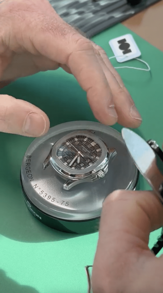 Professional watchmaker services Patek Philippe