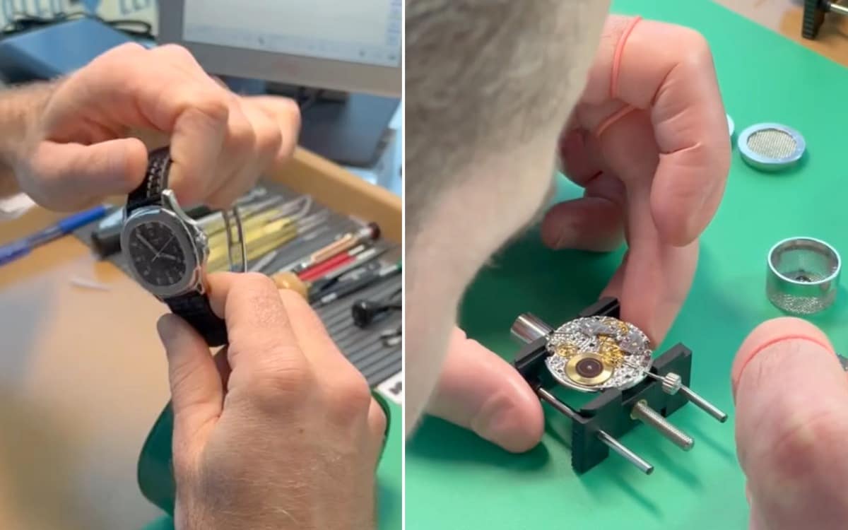 Professional watchmaker services Patek Philippe