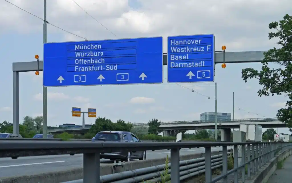 German Autobahn As it turns out, there's a weird law that says it is illegal to drive your car and run out of gas on the German Autobahn