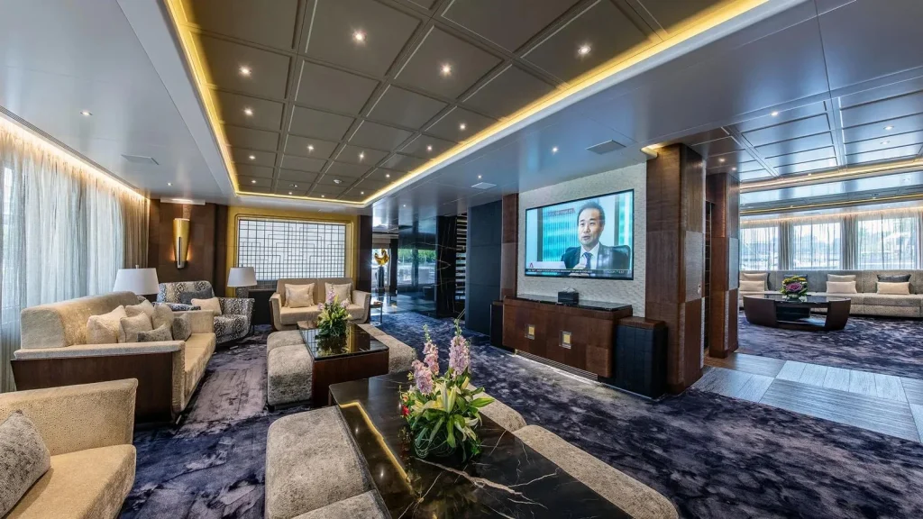 Singaporean paint billionaire built a $100,000,000 superyacht around mahjong to to keep his family together at sea