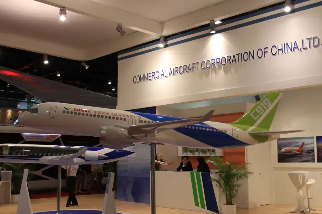 New Chinese plane COMAC C919