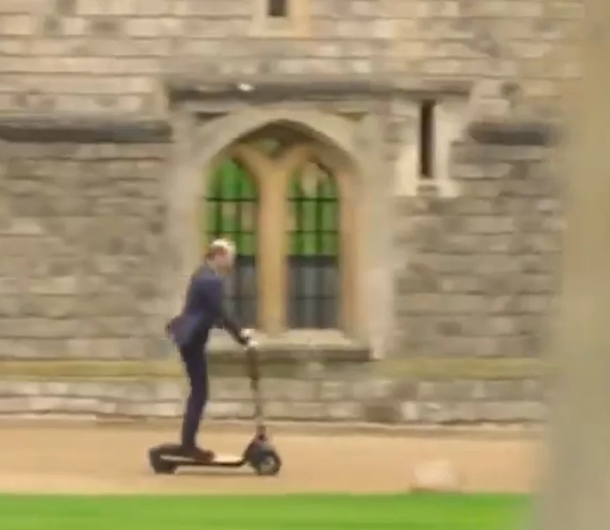 Prince William swapped his Ducati for an electric scooter, sparking debate as he joins King Charles in showing the royal family’s greener side