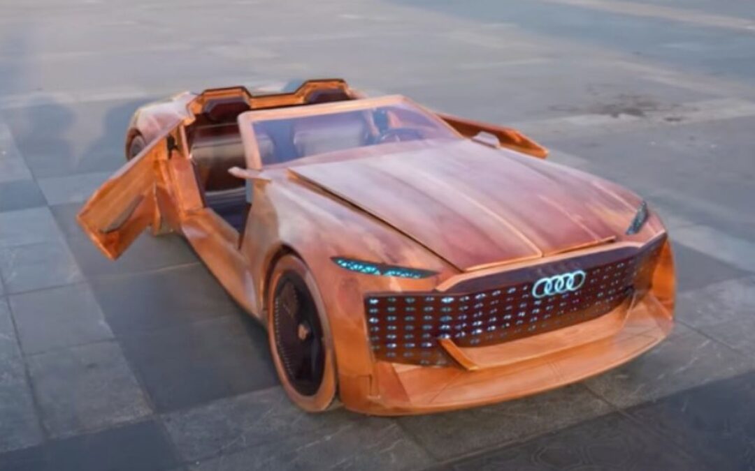 Vietnamese dad builds the Audi Skysphere concept car out of wood