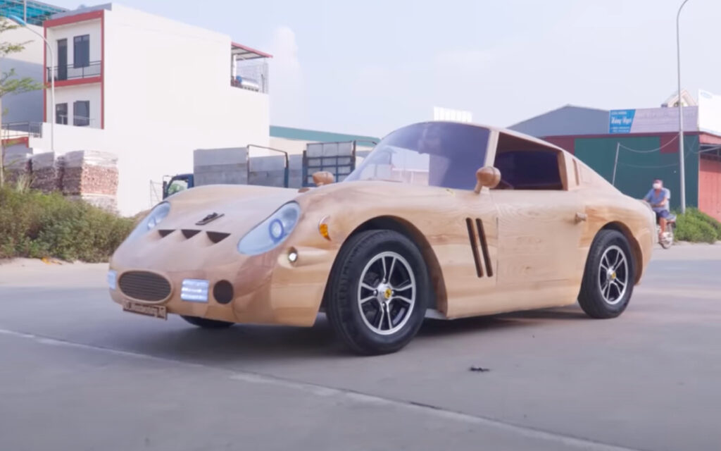 diy projects, Wooden Ferrari GTO 250