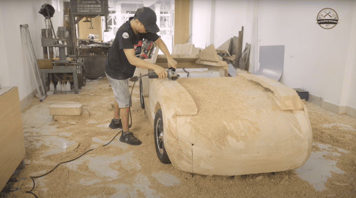 Wooden Ferrari GTO 250