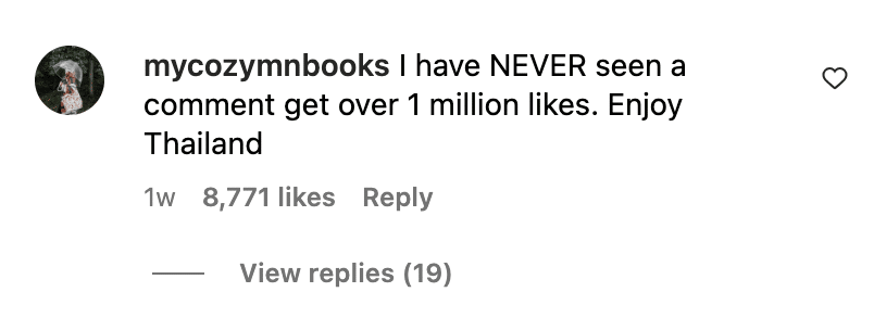 World record broken by kid for most Instagram likes on a comment in his post