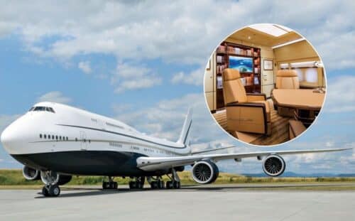 world's biggest private jet, hero image