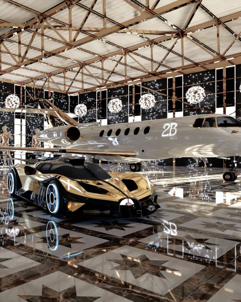 The world's first metaverse supercar garage