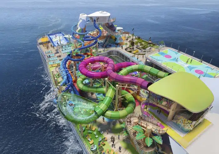 world's largest cruise ship, waterpark