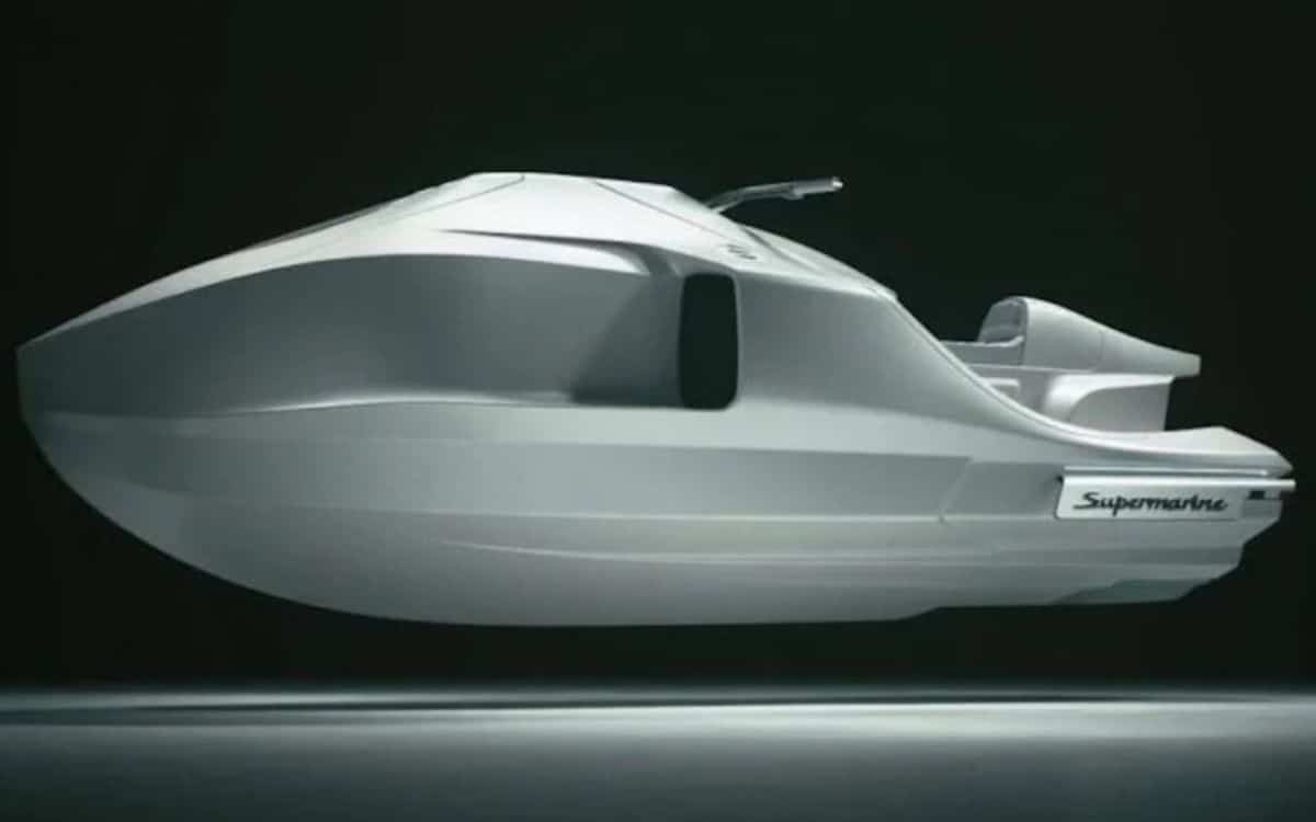 World's most expensive jet ski pictured in white.