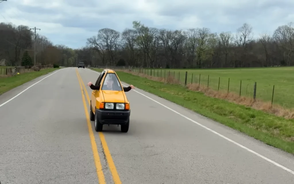 The world’s thinnest street legal car took things to another level when it started picking up passengers as an Uber.