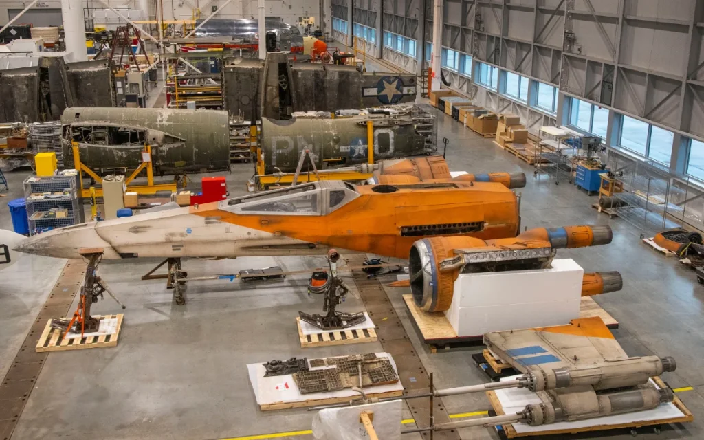 A Boeing-built Star Wars X-wing flew once at Disney World in Orlando - now it’s on display at the Smithsonian as both movie magic and aviation history