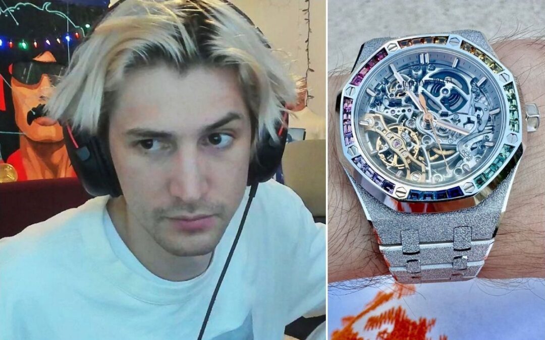 Twitch streamer xQc shows off incredible Audemars Piguet watch with massive price tag