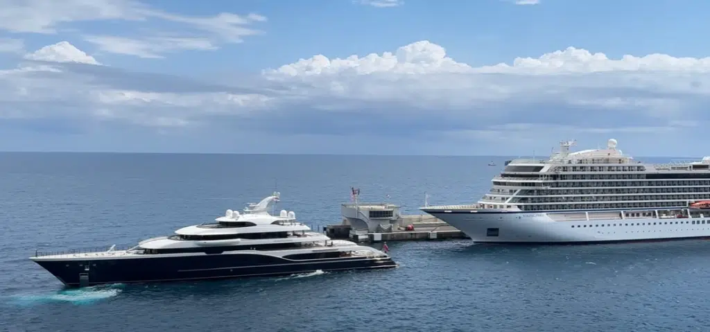 Once the world’s richest man, Bernard Arnault’s $150M superyacht dominates Monaco harbor ahead of the GP