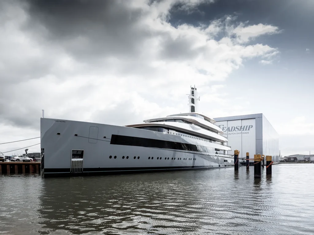 Billionaire WhatsApp founder Jan Koum has taken delivery of his brand-new $330 million Moonrise superyacht that measures a whopping 331 feet