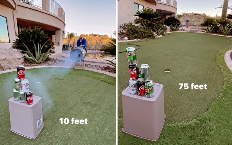 YouTube scientist creates wild 'air vortex cannon' that can topple objects from 75 feet