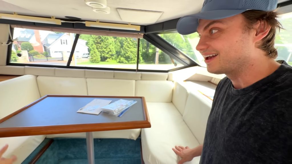 Virginia man drives his Tesla Cybertruck on 1,000-mile road trip to buy the cheapest yacht in the US and when he arrives he's left stunned