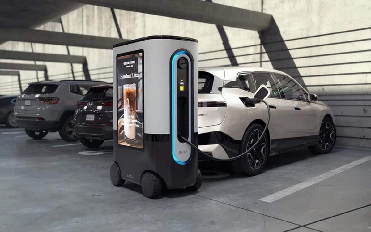 This robot will find you a parking space AND charge your EV while you’re on the go