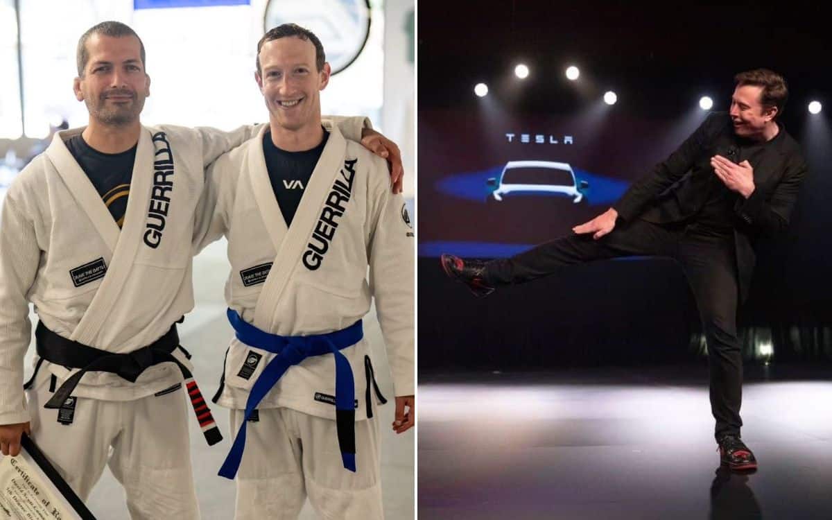 Mark Zuckerberg blue belt jiu-jitzu / Elon Musk